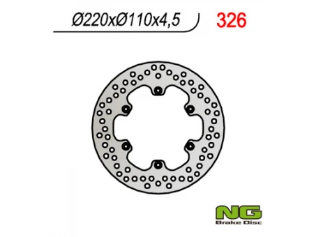 Disc frana spate NG - APRILIA 125/350/600/650 (220x110x4,5) | NG326