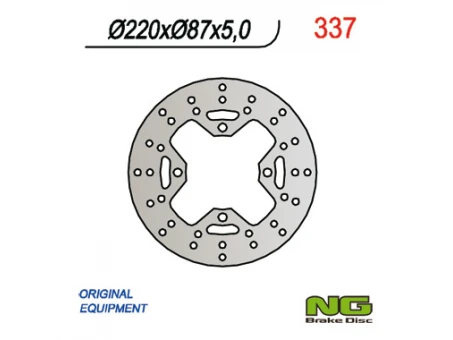 Disc frana spate NG - CAGIVA RAPTOR 650/1000 (220X87X5) (4X10,5MM) | NG337