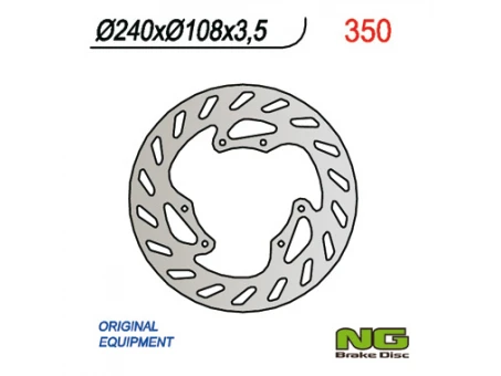 Disc frana fata NG -  HONDA CRF 250L 12-20, YAMAHA DT 50R 03-08 (240X108X3,5) | NG350