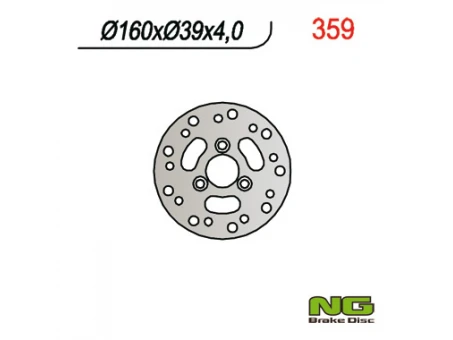 Disc frana fata NG -  HONDA SFX 50 (160x39x4) | NG359