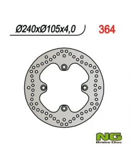 Disc frana fata NG -  HONDA PHANTEON 125/250, FORESIGHT 250, XRV 650 AFRICA TWIN (240X105X4) (4X10,5MM)