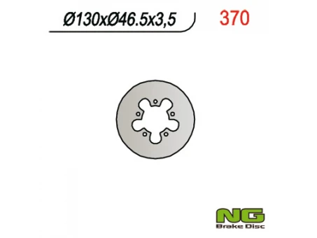 Disc frana spate NG - GAS GAS TXT 125-321 (130x46x3,5) | NG370