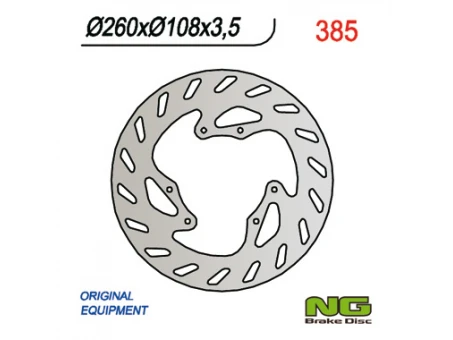 Disc frana fata NG -  HUSABERG, HUSQVARNA, GAS GAS (260x108x3,5) | NG385