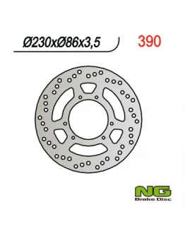 Disc frana fata NG -  YAMAHA DT 125R '88-'05, TT 350 '85-'95, TT 600 '84-'92 (230X86X3,5) (6X6,5MM)