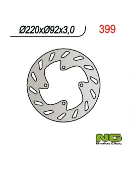 Disc frana fata NG -  YAMAHA TTR 125 00-03, TTR R LWE/LEM '18-'21, DT 50LC 98- (220x92x3)