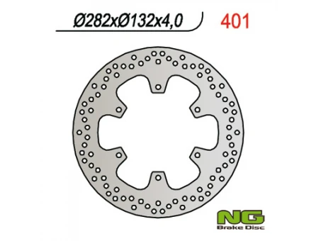 Disc frana fata NG -  YAMAHA TZR 50, T-MAX 500, TZR 50`00-05, XP 500 T-MAX`01-03 (282X132X4) | NG401