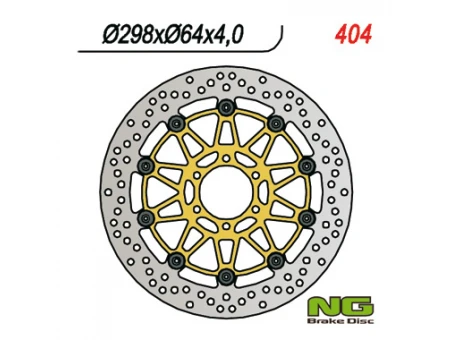 Disc frana fata NG -  YAMAHA FZS600 98-03, TDM850 91-01 (298x64x4) flotant | NG404