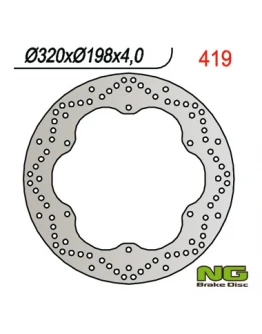 Disc frana fata NG -  YAMAHA XJ 900 DIVERSION 95-03 (320x198x4) (6x8,25mm)