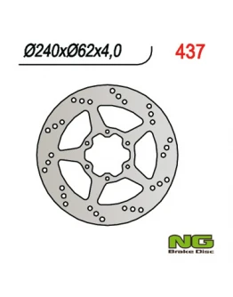 Disc frana fata NG -  HONDA CRM 125 90-99 (240x62x4) (6x10,5mm)