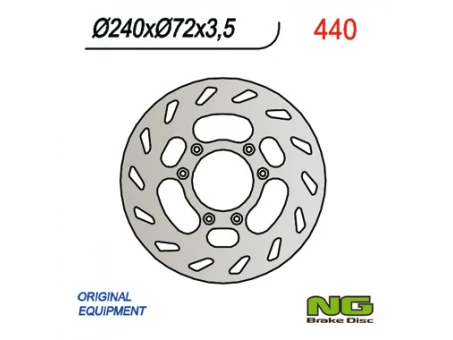 Disc frana fata NG -  BETA 50 (240x72x3,5) | NG440