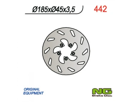 Disc frana spate NG - BETA 50 (185x45x3,5) | NG442