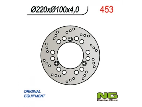 Disc frana fata NG -  SUZUKI BURGMAN 125/250 02-05 (220X100X4) 3 gauri SR.10,5 | NG453