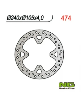 Disc frana spate NG - HONDA XR 650R 00-06 (240x105x4) (4X6,5MM)