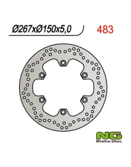 Disc frana fata NG -  YAMAHA XJ/ XV/ FZS/ XJR/MT01 (267x132x5 / 4)
