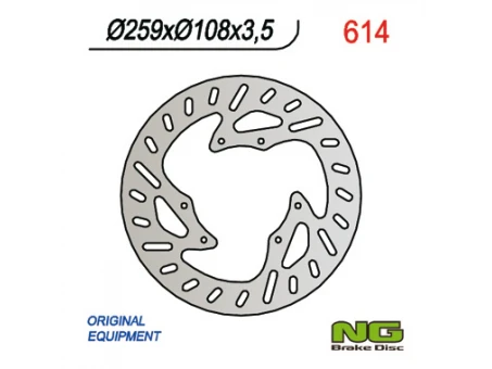 Disc frana fata NG -  YAMAHA / MBK 50-125 SUPERMOTO (260X108X3,5) | NG614