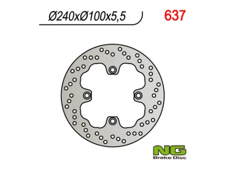 Disc frana spate NG - KAWASAKI ZZR 600 93-03, ZR7 98-03, ZR 550 (240x100x5,5) | NG637