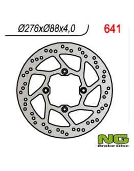 Disc frana fata NG -  HONDA XL 125 V VARADERO '01-'13 (276X88X4) (4X10,5MM)