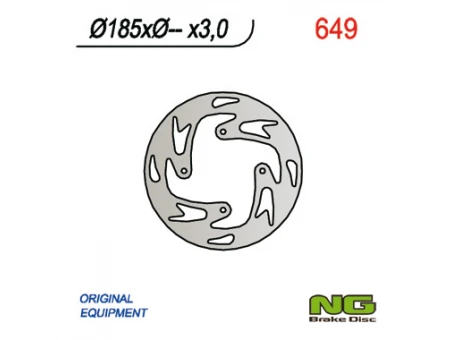 Disc frana fata NG -  GAS GAS TXT 50 (04-09), 80 (04-08), 125/250 (03) (185X-X3) | NG649