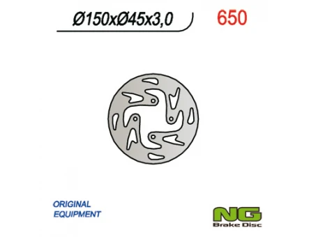 Disc frana spate NG - GAS GAS TXT (150X45X3) | NG650
