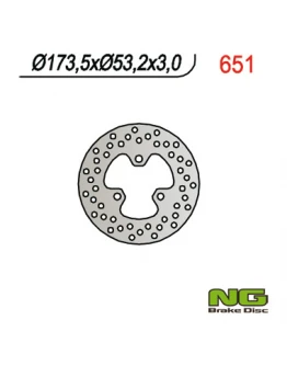 Disc frana fata NG -  HONDA TRX 450R '05-'06, TRX 400EX '01-'03, TRX 250EX '01-'12, TRX 300EX '93-'12 (173x53,2x4)