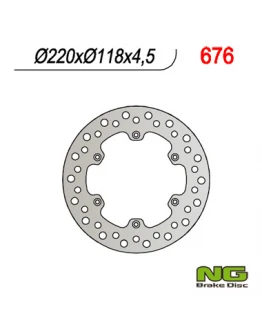 Disc frana spate NG - SUZUKI RM 125/250 (88-98), DRZ 400 (220x118x4,5)