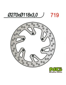 Disc frana fata NG -  SUZUKI DRZ 400 E/S 00-09, RM 125/250 96-08, YAMAHA YZ/YZF/WR (270X118X3,0MM) (6X6,5MM)