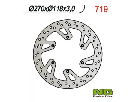 Disc frana fata NG -  SUZUKI DRZ 400 E/S 00-09, RM 125/250 96-08, YAMAHA YZ/YZF/WR (270X118X3,0MM) (6X6,5MM) | NG719
