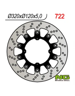 Disc frana fata NG -  HUSQVARNA SUPERMOTO (diametru  320MM) flotant (320x120x5)