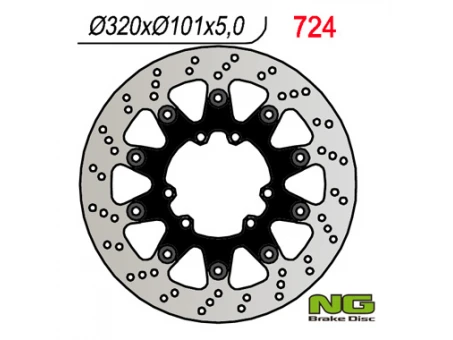Disc frana fata NG -  HONDA CR/CRF 320 MM flotant (320x5) | NG724