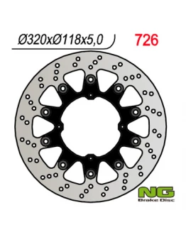 Disc frana fata NG -  HONDA XR 250/400/650 (SUPERMOTO)(320x118x5mm)(4x6,5mm)