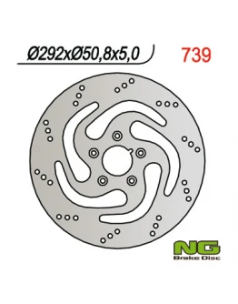 Disc frana fata NG -  HARLEY-DAVIDSON (292X50,8X5) 883/1200/1340/1450, 5 gauri diametru 8,5