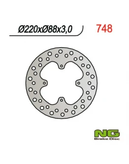 Disc frana fata NG -  HONDA CR 80 86-95 (220x88x3)