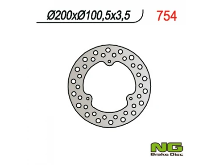 Disc frana fata NG -  SUZUKI RM 80/85 (200x100x3,5) | NG754