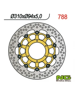 Disc frana fata NG -  HONDA CBR 1000 RR 04-05, CB 1300 01-10 (310X94X5) (6X65MM) CBR 600RR 03-08, CB 1000R 08-16, CTX 1300 14-16 flotant