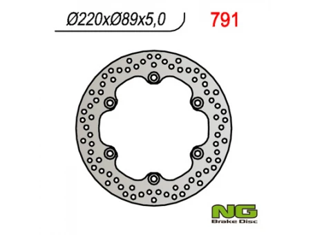Disc frana spate NG - SUZUKI GSXR/ SV/ TL (220x89x5) (5X10,5MM) | NG791