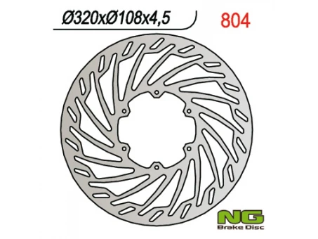 Disc frana fata NG -  GAS GAS SM 125 (01-07), 250/450 (01-05), 450/515 (08) (320X108X4,5) TURBINE | NG804