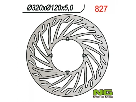 Disc frana fata NG -  HUSQVARNA SMR 570 (00-03) (320X120X5) OVERSIZE | NG827