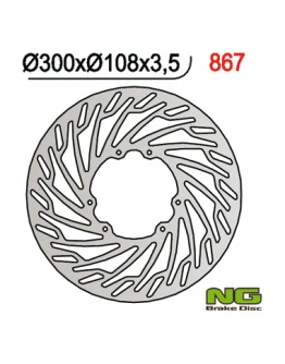 Disc frana fata NG -  DERBI 50/125, APRILIA 50/125, RIEJU 50 SMX (300x108x3,5)