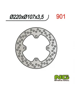 Disc frana fata NG -  YAMAHA GRIZZLY 660 01-04 (220X107X3,5 4 gauri)
