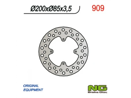 Disc frana spate NG - SUZUKI RM 85 05-20(6x6,5mm) (200X85X3,5) | NG909