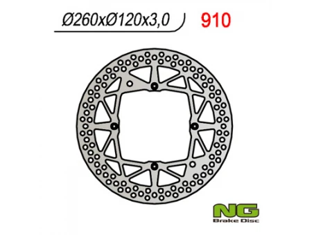 Disc frana fata NG -  HUSQVARNA WR/CR/TE/TC 125/250 00-13 (260X120X3) | NG910