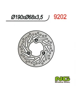 Disc frana fata NG -  APRILIA AREA 50 (98-01) (190X68X3,5)