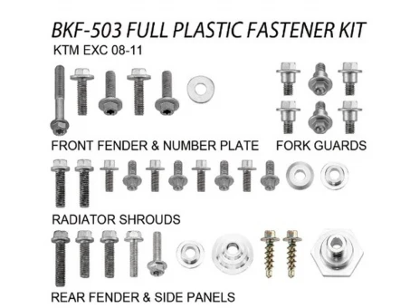 Set suruburi carena KTM EXC 08-11 (BKF-503) | BKF503