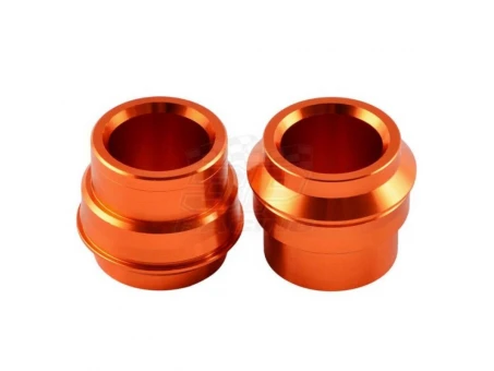 Distantier roata fata ACCEL KTM SX/SXF 125-530 15-20, EXC/EXCF 125-530 16-20, HUSQVARNA TC/FC 125-400 15-20, TE/FE 125-501 16-20, TX/FX 125-450 17-20 culoare portocaliu (ax 22MM) | WSF502OR
