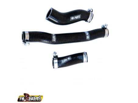 Kit furtune radiator silicon FM-Parts KTM EXC 250/300 TPI 20-23, HUSQVARNA TE/TEI 250/300 TPI 20-23 ,GAS-GAS EC 250/300 TPI 20-23 Culoare Negru | FP548827BK