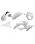 Kit plastice POLISPORT - KTM EXC/EXC-F '12-'13 - Alb