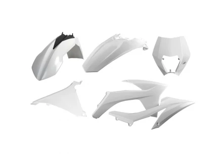Kit plastice POLISPORT - KTM EXC/EXC-F '12-'13 - Alb