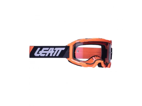 Ochelari Leatt Velocity 4.5 Neon Orange Clear 83% - Negru/Portocaliu fluo