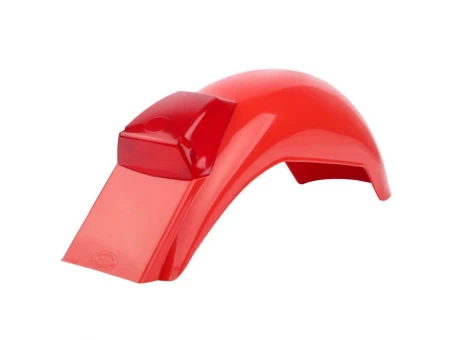 Aripa spate POLISPORT - cu lampa stop "PRESTON PETTY" MX VINTEGE - Rosu