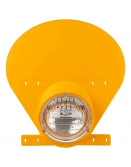 Far vintage moto "PRESTON PETTY" halogen POLISPORT- Galben
